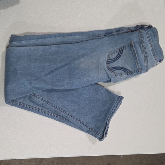 Hollister Light Blue Low Rise Bootcut Jeans - Picture 3 of 6